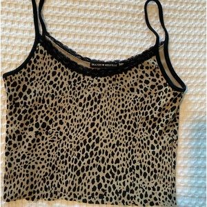 cheetah print brandy tank